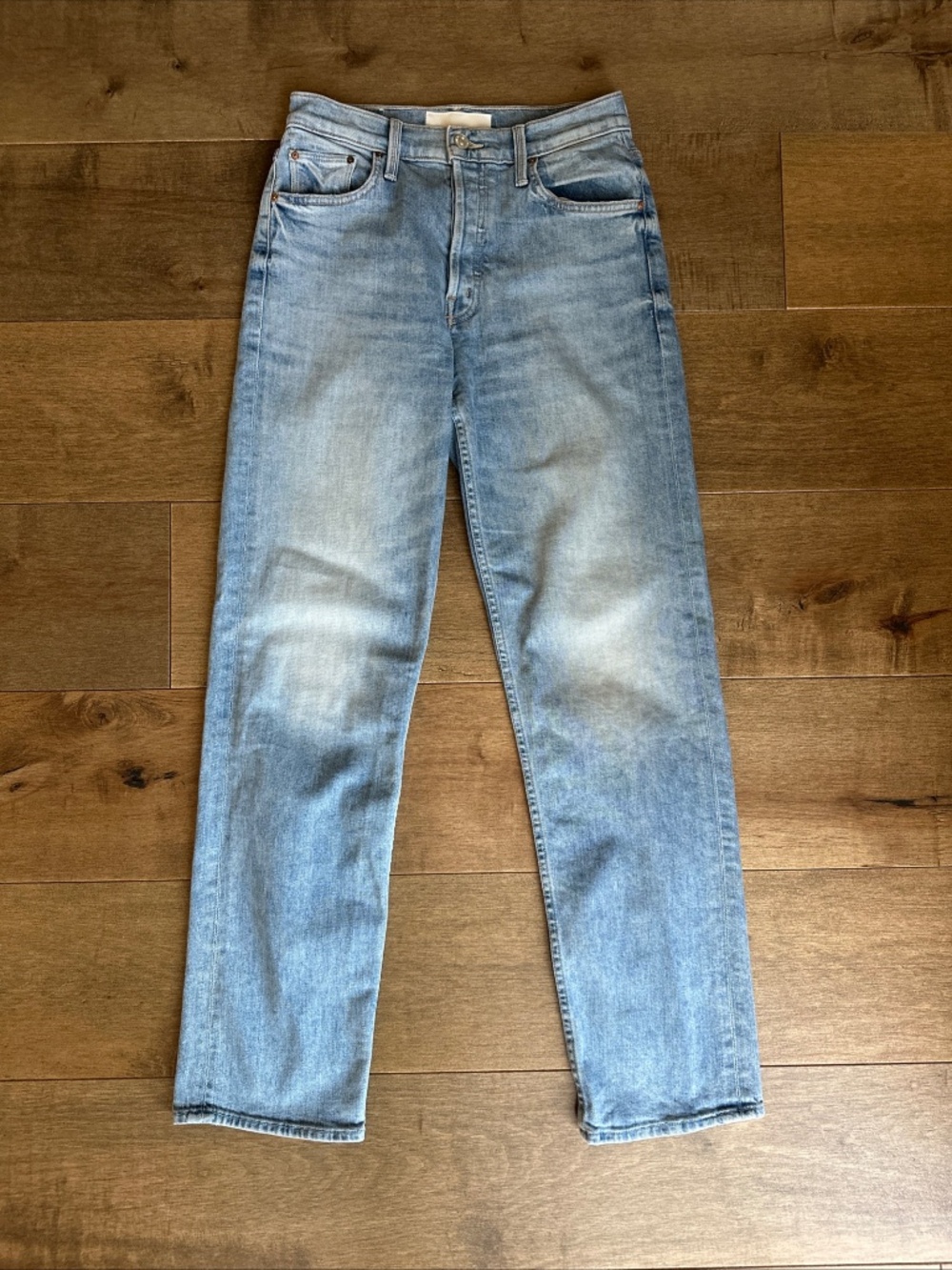 MOTHER Superior The Thrasher Skimp Jeans Let Them Eat Cake Wash Women's Sz 25